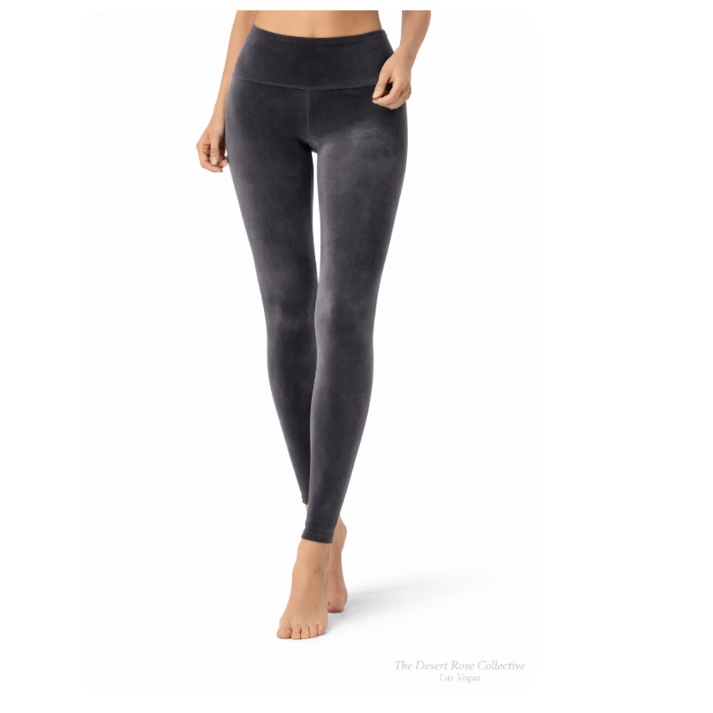 SPANX Velvet High-Rise Leggings Moon Shadow Size Medium